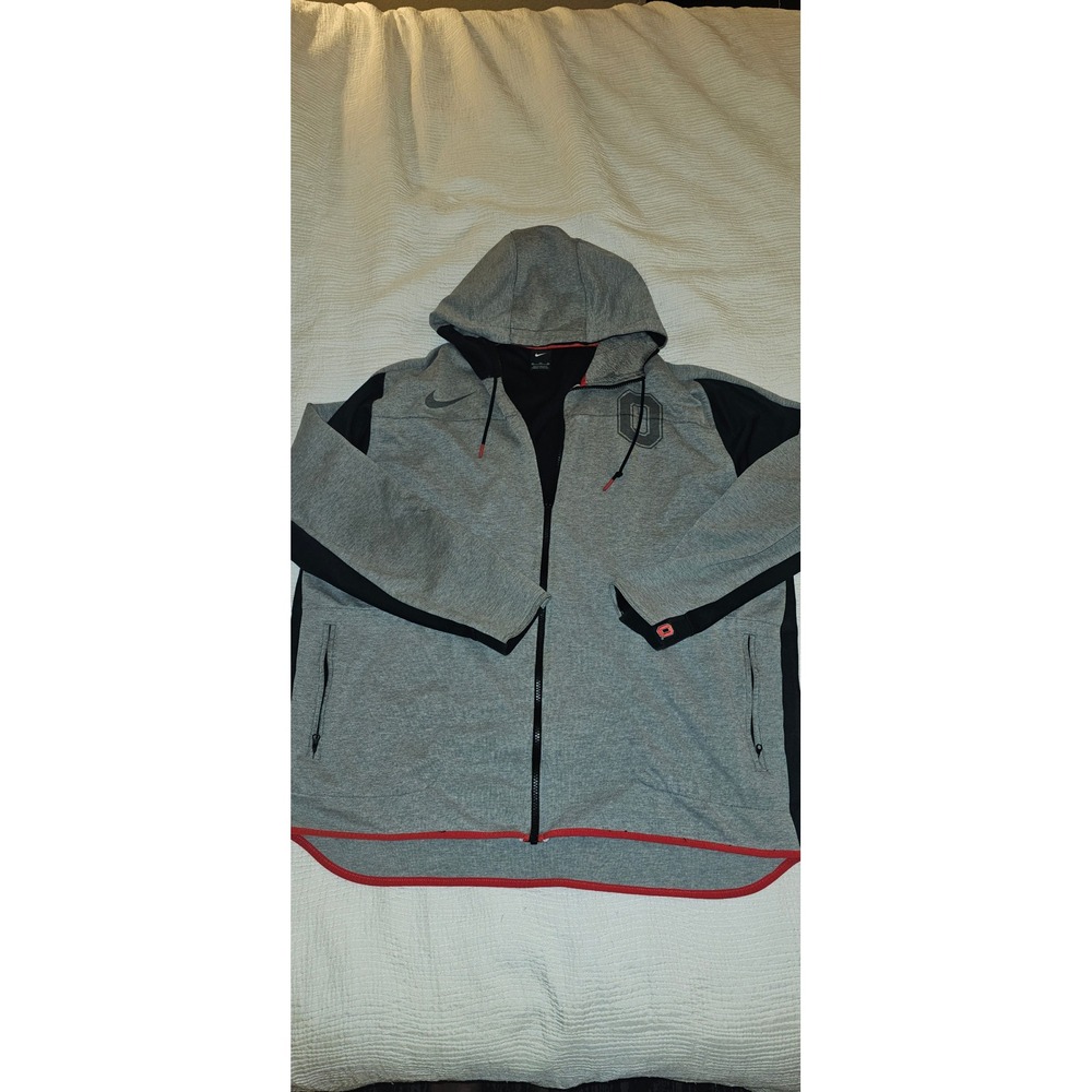 Nike Ohio State University Jacket Mens 3XL Grey Excellent